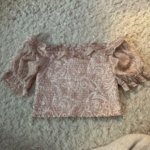 Pretty Pink Fancy Top from Express
